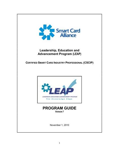 smart card alliance leap|Education and Certification Programs .